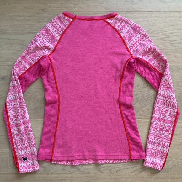 NWOT Kari Traa 100% Merino Wool Baselayer Tale Sweater Sweet Pink Women's S - Picture 7 of 11